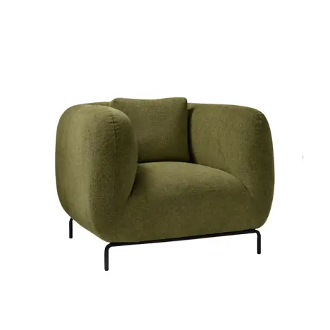 Ebony Sofa - Single Seat - Olive Green